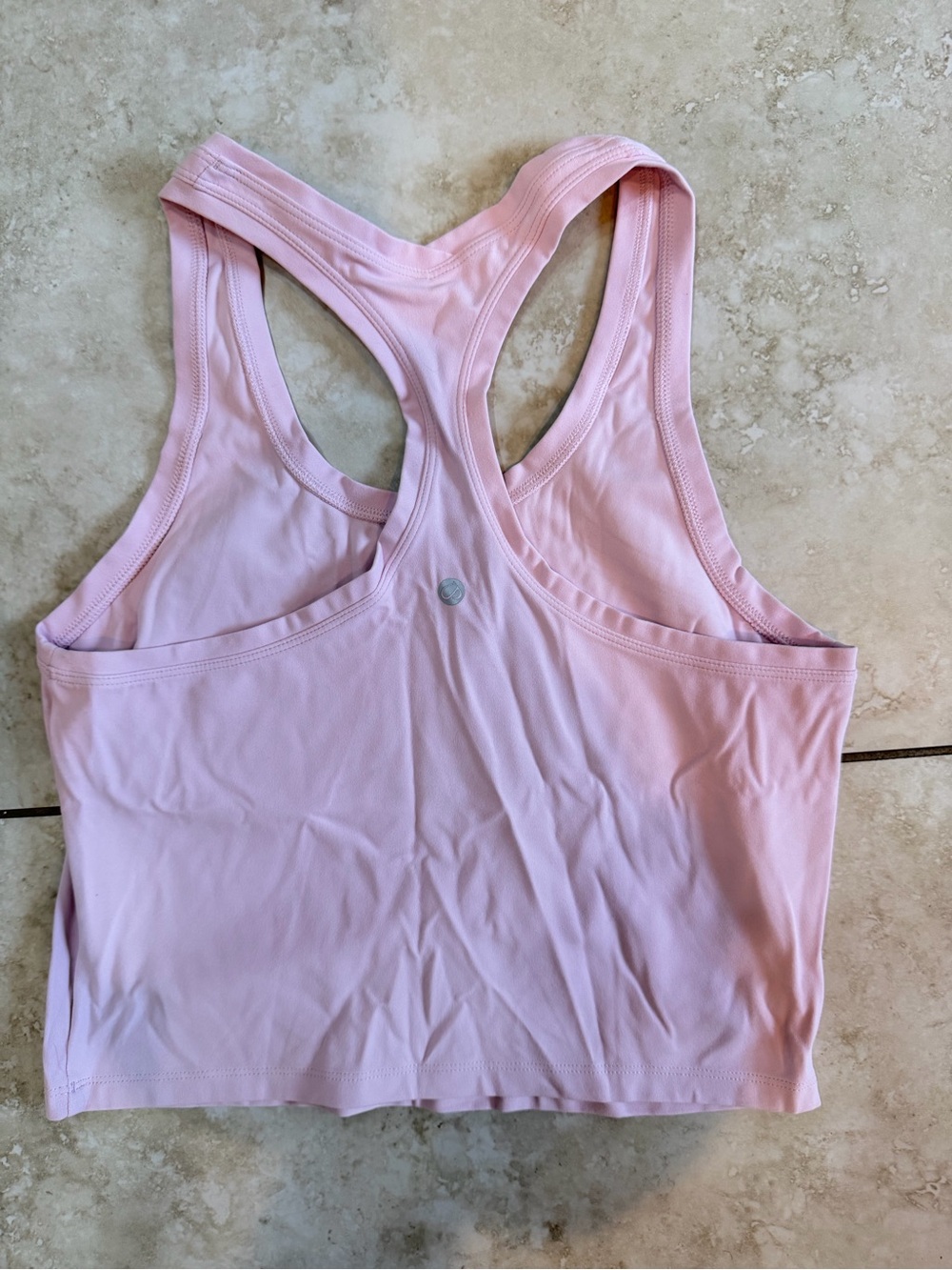 CRZ yoga pink crop tank